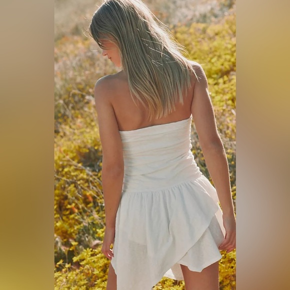 Free People White Strapless Convertible Dress NWOT - Picture 2 of 14